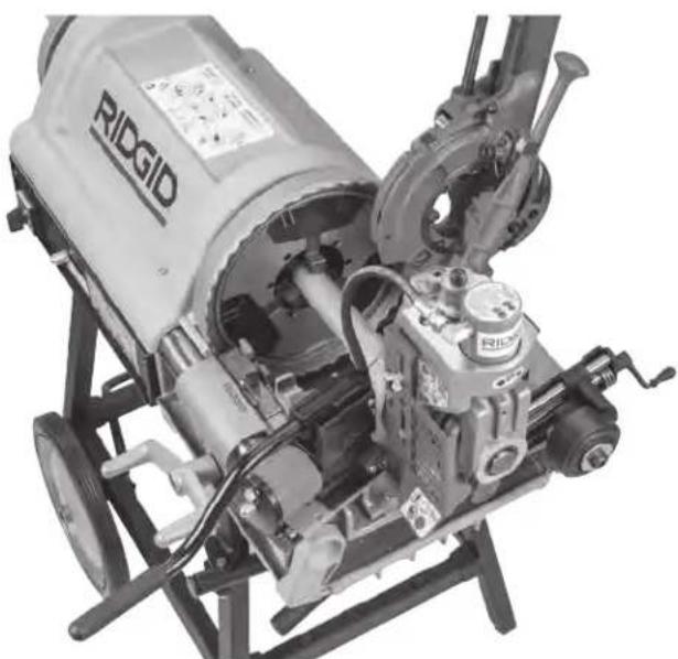 RIDGID 918-1 - Instalacion de la ranuradora 918 en roscadoras 535 o 1224 - 3