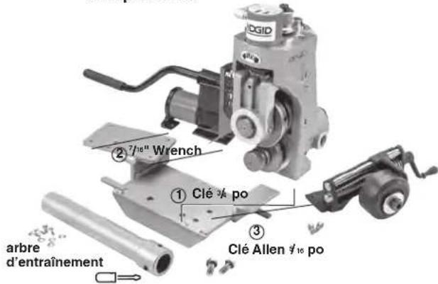 RIDGID 918-5 - Montage de la 918 sur les diverses embases - 4