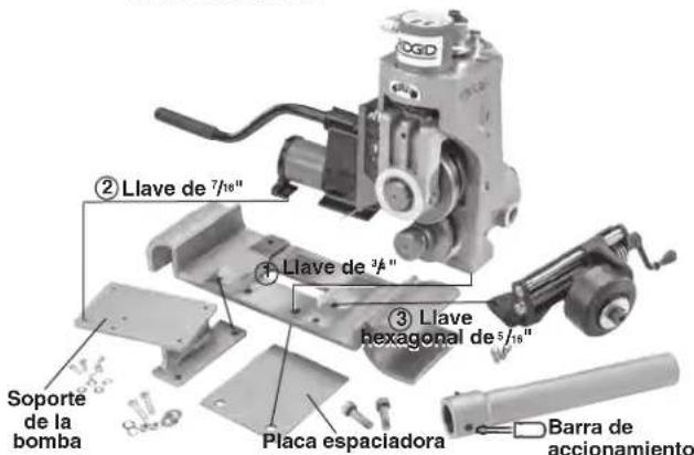 RIDGID 918-5 - Montaje de la ranuradora 918 a la base de diversas máquinas - 5
