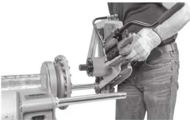 RIDGID 918-5 - Installing 918 On 300 Power Drive - 1