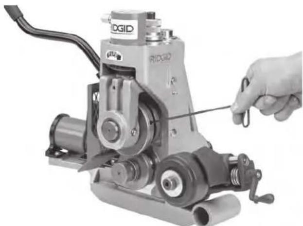 RIDGID 918-5 - Remplacement du galet de rainurage - 1
