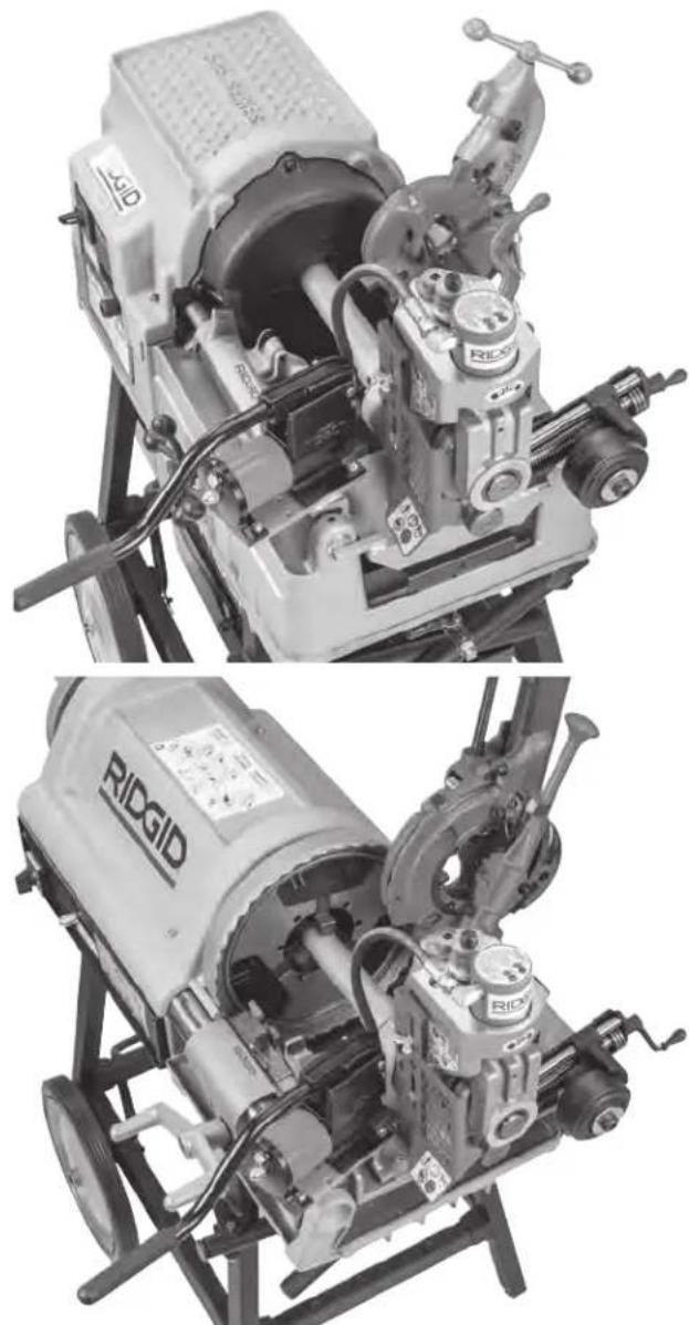 RIDGID 918-5 - Installation an den Gewindeschneidmaschinen 535 und 1224 - 2