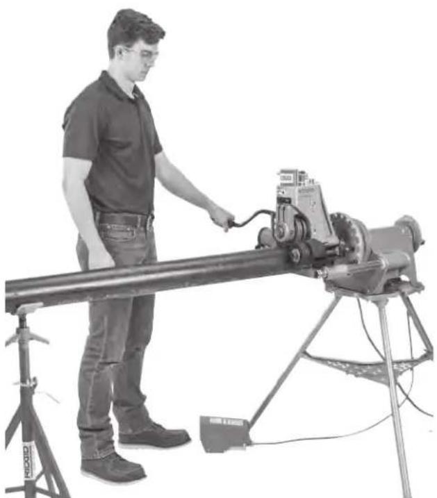 RIDGID 918-5 - Operación de ranurado - 1