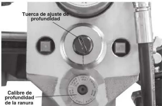 RIDGID 918-5 - Selección y ajuste del diámetro en la ranura - 1