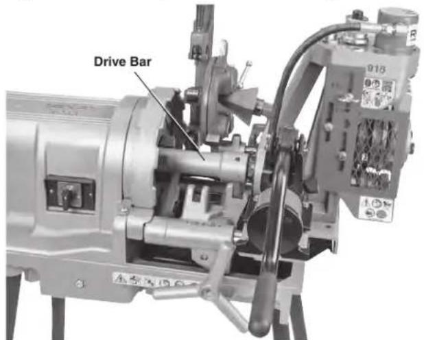 RIDGID 918-5 - Installing 918 On 300 Compact/1233 Threading Machines - 3