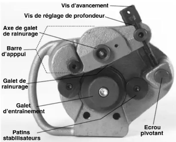 RIDGID 915 - Installation de la rainureuse à galets modèle 915 - 1