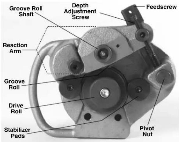 RIDGID 915 - Roll Groover Set-up - 1