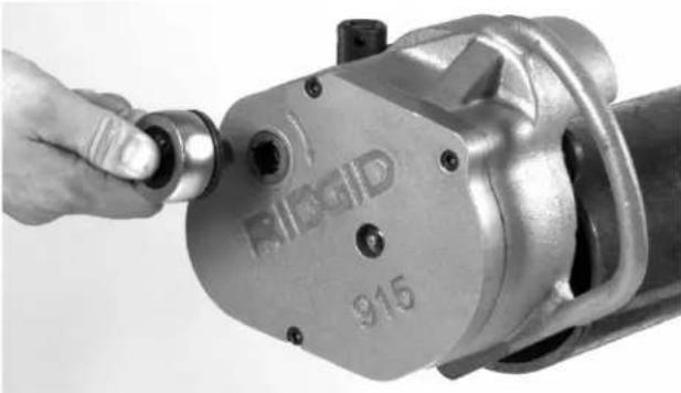 RIDGID 915 - Création des rainures - 3