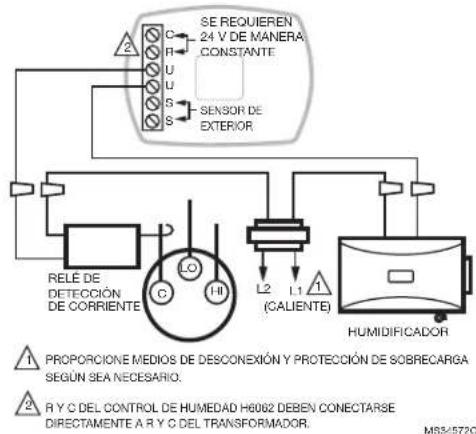 HONEYWELL HE400 - Configuración del sistema de cableado - 4