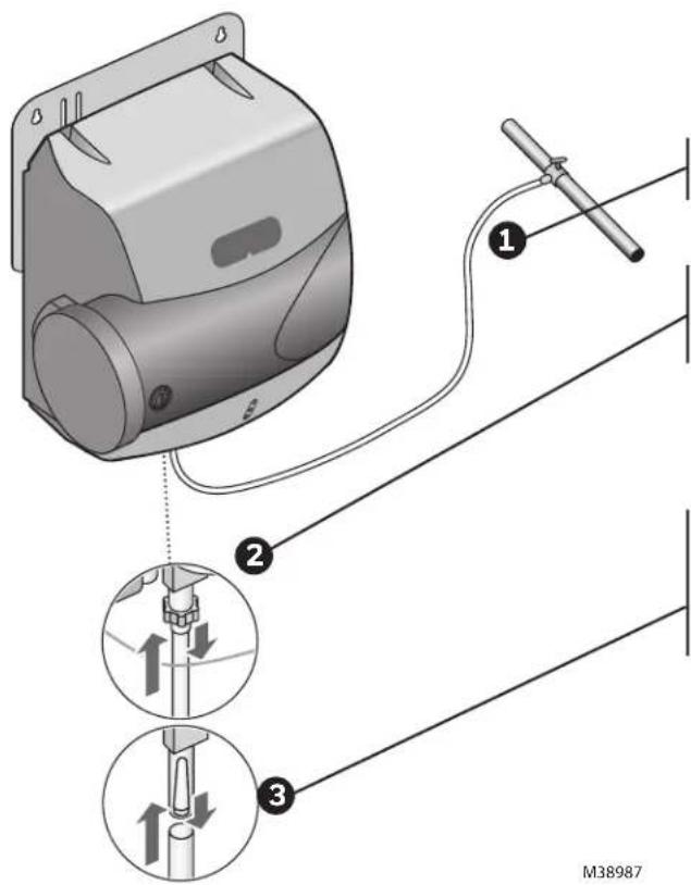 HONEYWELL HE400 - Water Supply and Drain Connections - 1