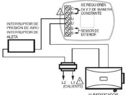 HONEYWELL HE400 - Configuración del sistema de cableado - 5