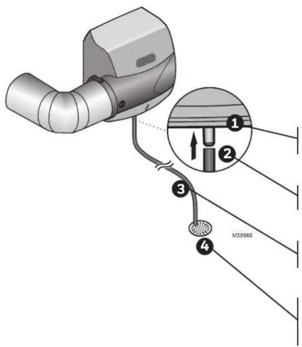 HONEYWELL HE400 - STEP THREE: Connect to the Water Drain - 1