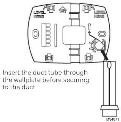 HONEYWELL HE400 - Duct-Mount Installation (continued) - 1