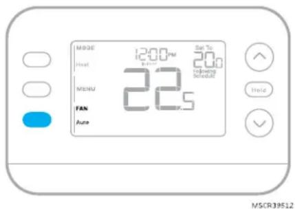 HONEYWELL FocusPRO P200 TH2110U4004/U - Ajustes de funcionamiento del ventilador - 2
