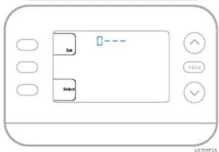 HONEYWELL FocusPRO P200 TH2110U4004/U - Unlocking the Keypad - 3