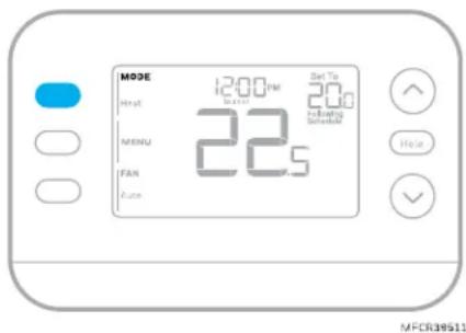 HONEYWELL FocusPRO P200 TH2110U4004/U - Réglages du fonctionnement du ventilateur - 1