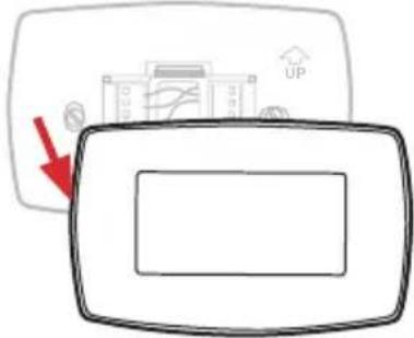 HONEYWELL RTH7600D - Battery replacement - 1
