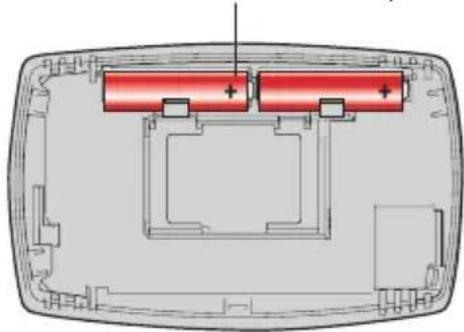 HONEYWELL RTH7600D - Remplacement des piles - 2