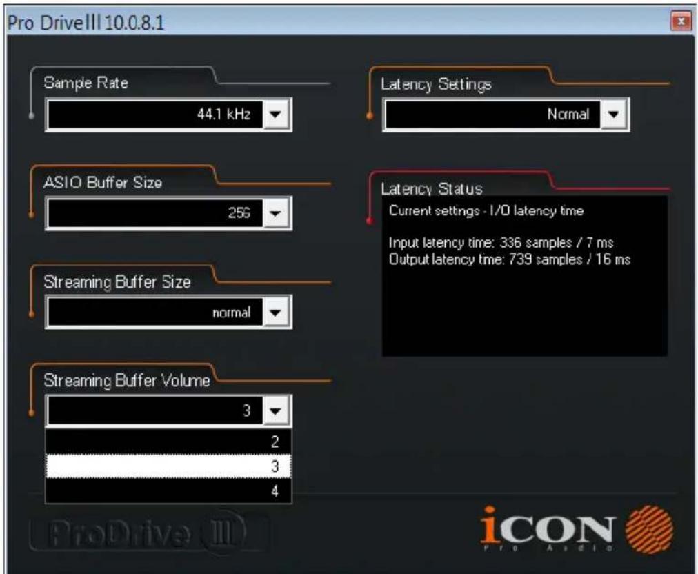 icon Mobile·R ProDrive III - Volume de la mémoire tampon du streaming - 1