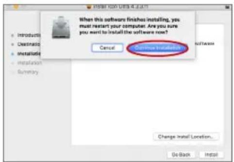 icon Ultra 4 - Confirmation de l'installation - 1