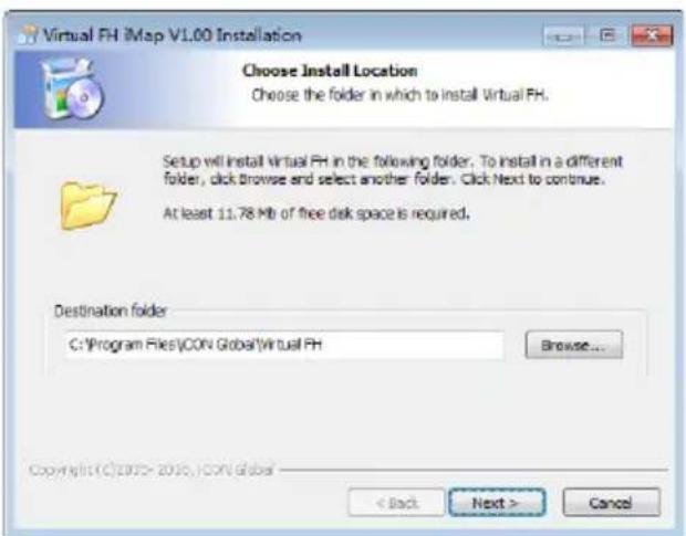 icon Virtual 6FH - Choisir l'emplacement d'installation - 1