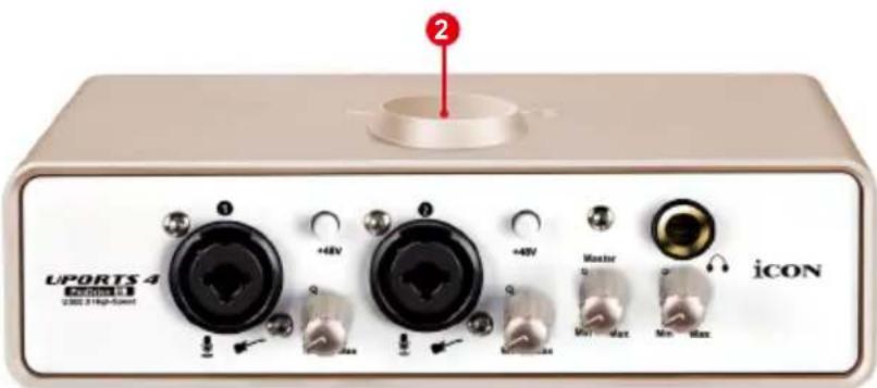 UPORTS 4 2002.3 High-500Hz +48V +48V Master Min Max Min Max ICON