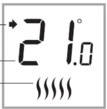 HONEYWELL RLV3120A1005 - Temperature display and setting - 1