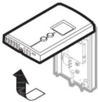 HONEYWELL RLV3120A1005 - Removing the faceplate - 3