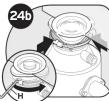 KITCHENAID KGCX112RXX - Connect disposer to mounting assembly with Lift & Latch®/Conecte el triturador al conjunto de montaje con Lift & Latch™/Connectez le broyeur à l'ensemble de montage à l'alde du système Lift & Latch™ - 4