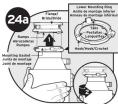 KITCHENAID KGCX112RXX - Connect disposer to mounting assembly with Lift & Latch®/Conecte el triturador al conjunto de montaje con Lift & Latch™/Connectez le broyeur à l'ensemble de montage à l'alde du système Lift & Latch™ - 1