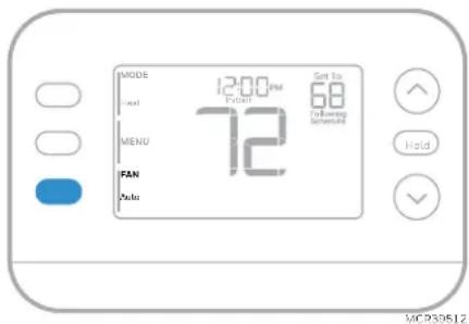 HONEYWELL FocusPRO S200 TH2110WF4008/U - Fan Operation Settings - 2