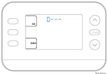 HONEYWELL FocusPRO S200 TH2110WF4008/U - Unlocking the Keypad - 3