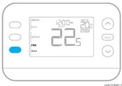 HONEYWELL FocusPRO S200 TH2110WF4008/U - Ajustes de funcionamiento del ventilador - 2
