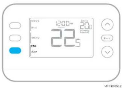 HONEYWELL FocusPRO S200 TH2110WF4008/U - Réglages du fonctionnement du ventilateur - 1