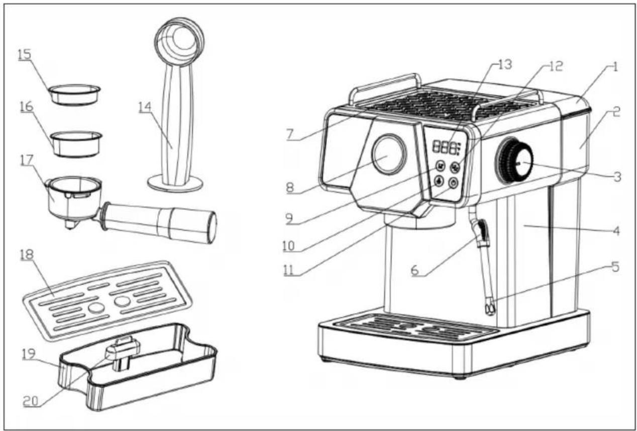 Klarstein Libeica - DEVICE OVERVIEW - 1