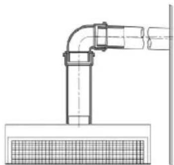 Klarstein Royal Flush Eco 75 - Conduit d'évacuation - 3