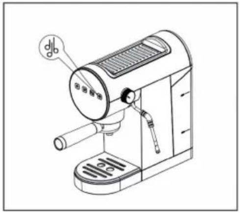 Klarstein Furore - Preparation of a cappuccino - 1