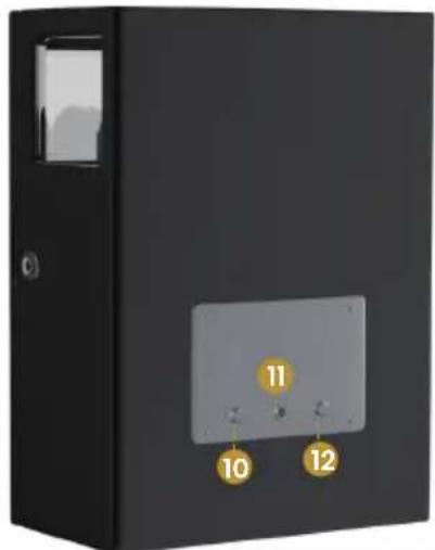Klarstein SecureTouch - SWITCHES AND CONNECTIONS - 2