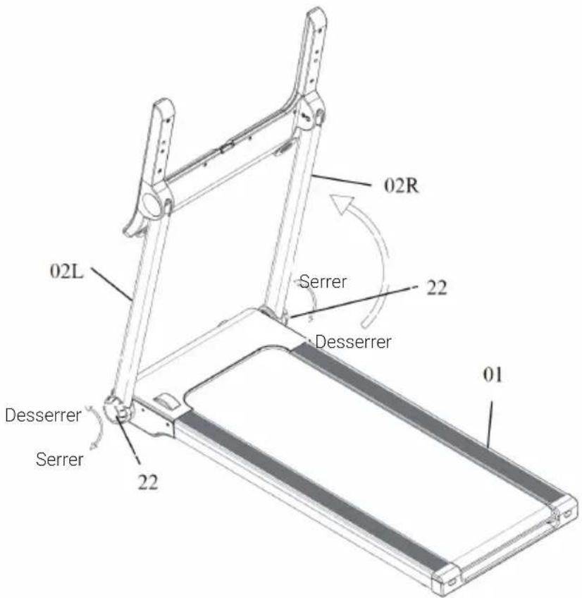 02R Serrer 22 Desserrer 01 02L Desserrer Serrer 22