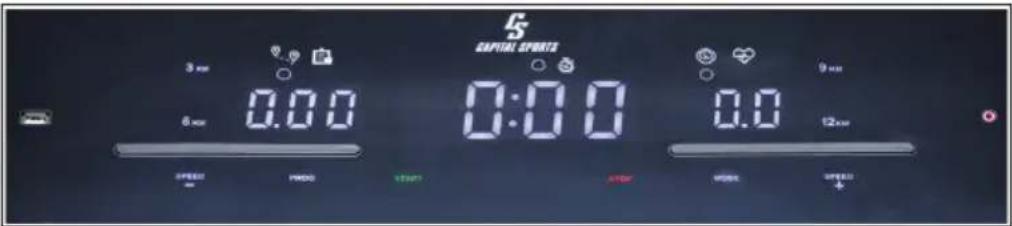 Capital Sports Infinity Edge - PANEL DE CONTROL Y FUNCIONES - 1