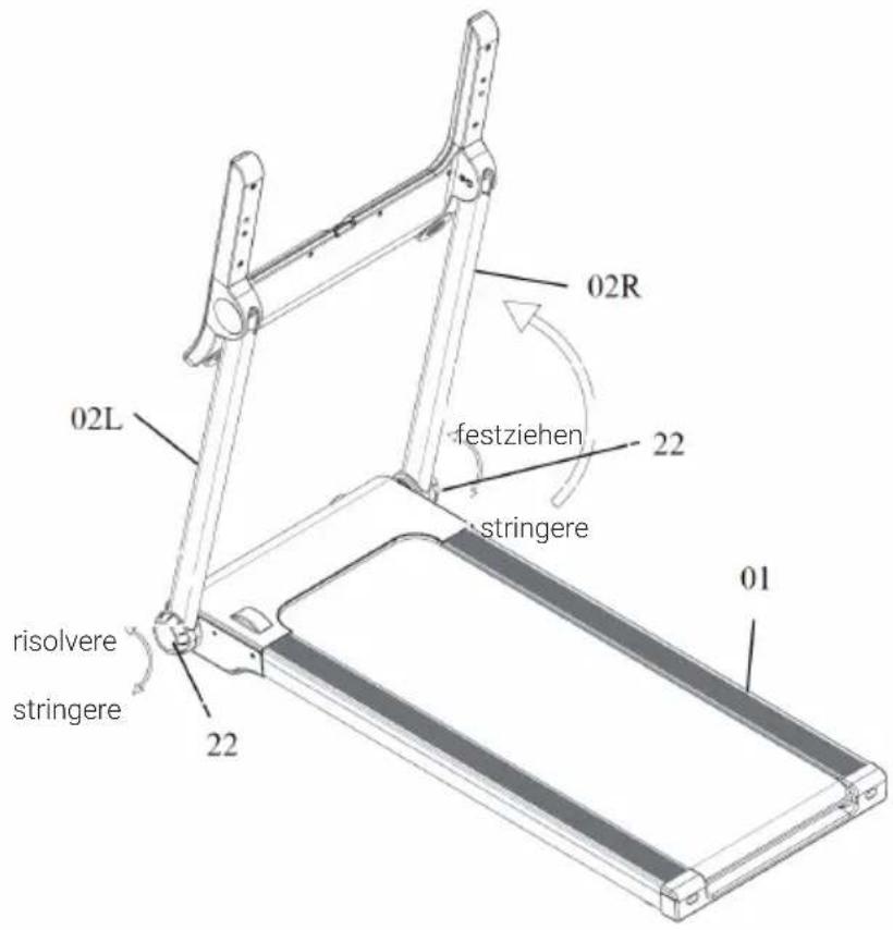 Capital Sports Infinity Edge - APRIRE IL TAPIS ROULANT - 1