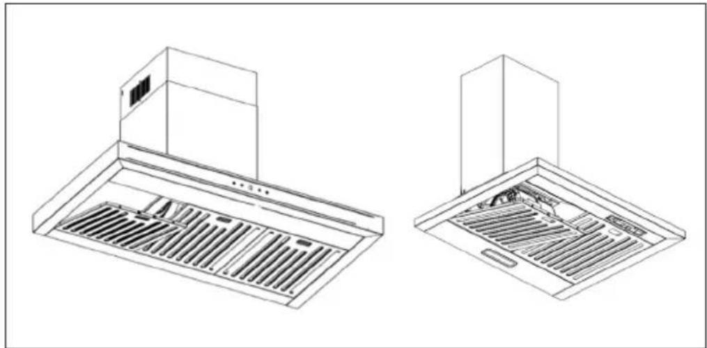 Klarstein Purista Americana - Cómo eliminar e instalar el filtro antigrasa - 1