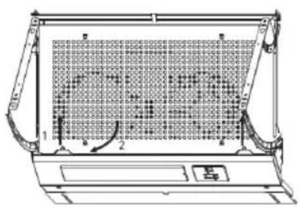 Klarstein Swift Square 60 - Grease mesh filters - 1