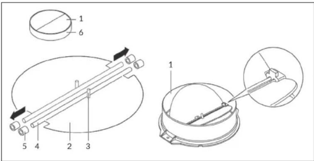 Klarstein Beretta Premium - Mounting the backflow flap - 1