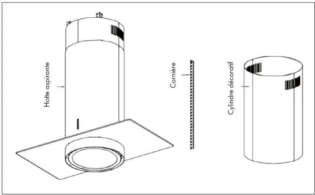 Klarstein Beretta Premium - Remarques importantes pour l'installation de conduits d'évacuation d'air - 2