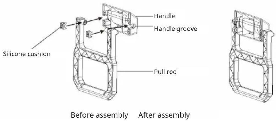 Klarstein PolarForce 40L - PULL ROD ASSEMBLY - 1