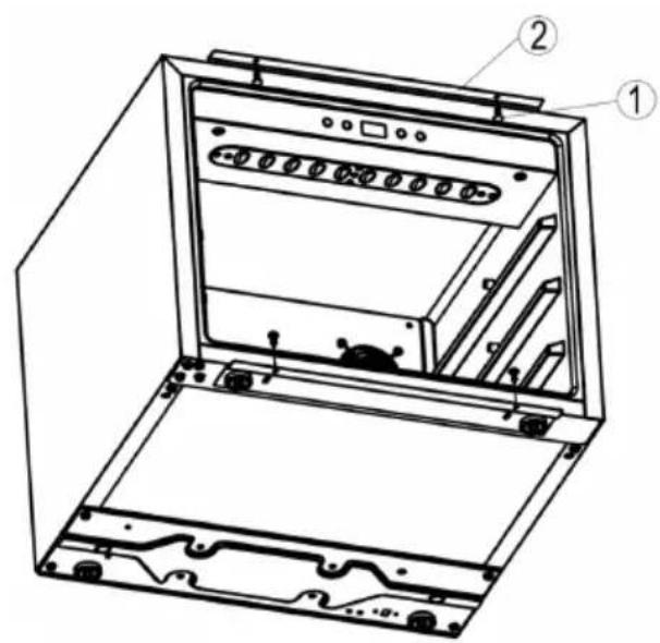 Klarstein Vinsider 57 Duo - Bracket installation - 1