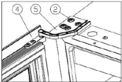 Klarstein Vinsider 57 Duo - Reversing the door - 6