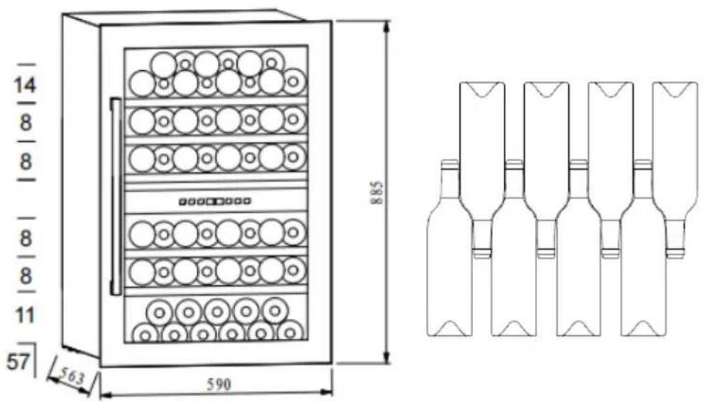 Klarstein Vinsider 57 Duo - WINE STORAGE - 1