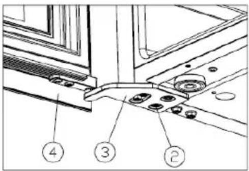 Klarstein Vinsider 57 Duo - Reversing the door - 5